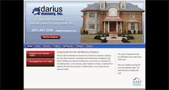 Desktop Screenshot of dariusmasonry.com